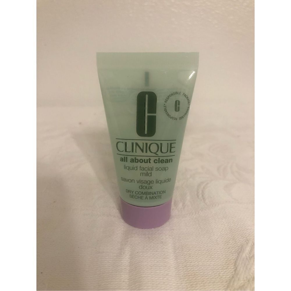 5/$15 SALE Brand New Clinique All About Clean Liquid Facial Soap Mild Dry Combi - Picture 2 of 4